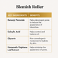 Blemish Roller ingredients benefits and application guide