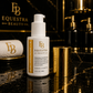 Dual Hyaluronic and B Serum bottle with open cap